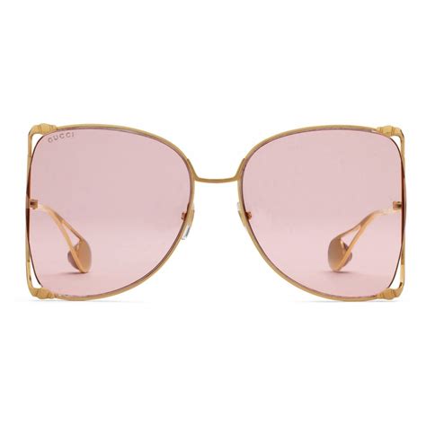 lentes gucci rosas|oversized Gucci sunglasses.